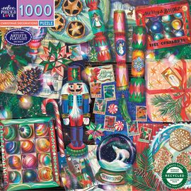 Eeboo - Puzzle 1000 pcs - Christmas Decoration (EPZTCDR) / Toys |  Techbox