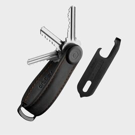 ​Orbitkey - Gift Set - Crazy Horse Key Organiser + Multitool V2 - Black / Gadgets