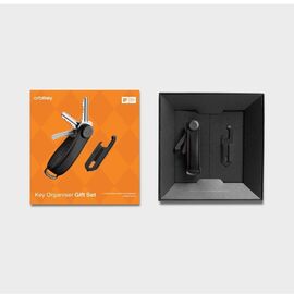 ​Orbitkey - Gift Set - Crazy Horse Key Organiser + Multitool V2 - Black / Gadgets