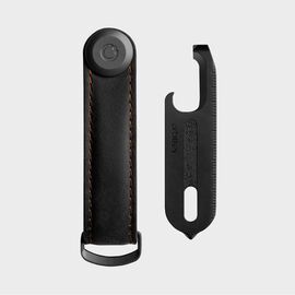 ​Orbitkey - Gift Set - Crazy Horse Key Organiser + Multitool V2 - Black / Gadgets