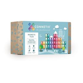 Connetix - Pastel Rectangle Pack 24 Pieces (CT-P-00024-RE) / Toys