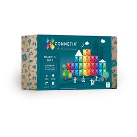 Connetix - Rainbow Rectangle Pack - 18 Pieces (CT-R-00018-RE) / Toys