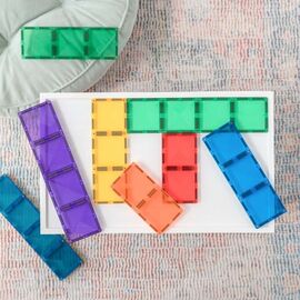 Connetix - Rainbow Rectangle Pack - 18 Pieces (CT-R-00018-RE) / Toys