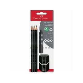 Faber-Castell - Grip 2001 set - Black blister (580024) / Toys |  Techbox