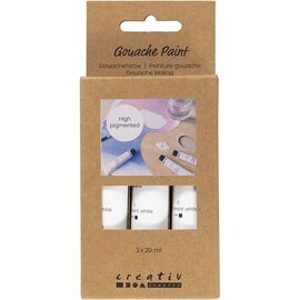 Gouache Paint - white - 3x20 ml (35640) / Toys
