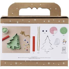 Mini Craft Kit Modelling - Christmas tree monster - assorted colours (977829) / Toys
