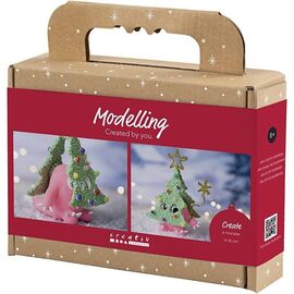 Mini Craft Kit Modelling - Christmas tree monster - assorted colours (977829) / Toys