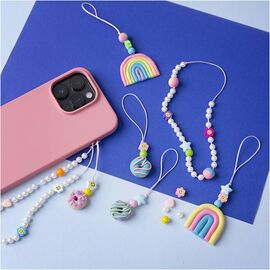 Mini Craft Kit Modelling - Mobile charm - assorted colours (977850) / Toys