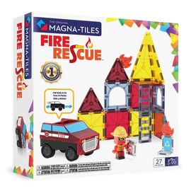 Magna-Tiles - Fire Rescue™ 27 Piece Set (90360) / Toys