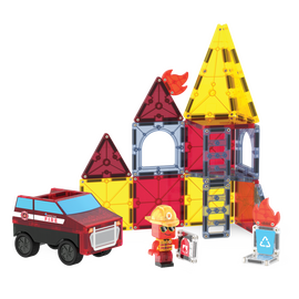 Magna-Tiles - Fire Rescue™ 27 Piece Set (90360) / Toys