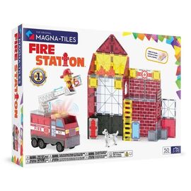Magna Tiles - Fire Station™ 50 Piece Set (90359) / Toys