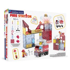 Magna Tiles - Fire Station™ 50 Piece Set (90359) / Toys