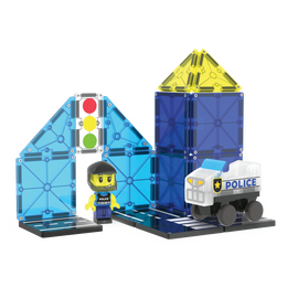 Magna Tiles - Police Patrol™ 20 Piece Set (90353) / Toys