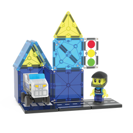Magna Tiles - Police Patrol™ 20 Piece Set (90353) / Toys