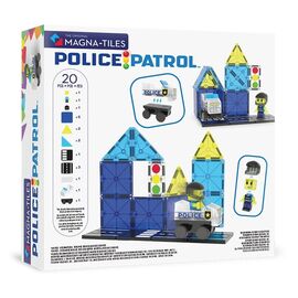 Magna Tiles - Police Patrol™ 20 Piece Set (90353) / Toys