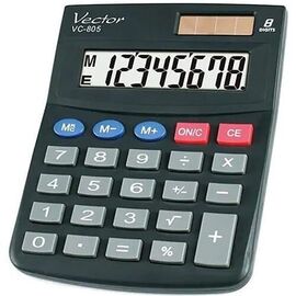 VECTOR CALCULATOR, OFFICE KAV VC-805, BLACK - Various Supplies - Office Supplies - Techbox