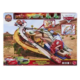 Disney Cars - Radiator Springs Race & Rescue Rescue Road Raceway Playset With 4 Toy Cars (JFL57) / Toys