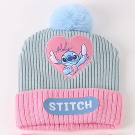 Disney Stitch winter set snood hat gloves