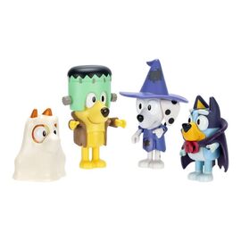 Bluey - figures 4 pk, - Halloween (90266) / Toys