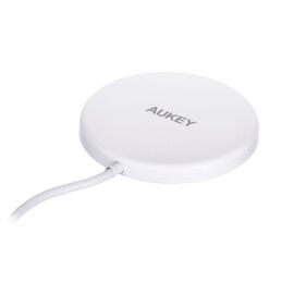 AUEKY Aircore Magnetic LC-A1 Wireless magnetic charger QI USB-C 15W White | Techbox