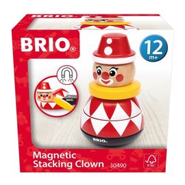 BRIO - Magnetic Stacking Clown (30490) / Toys