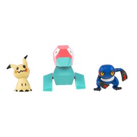 Pokémon - Battle Figure 3 pack - Mimikyu, Porygon & Croagunk (PKW4091) / Toys