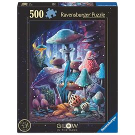 Ravensburger - Moonlight Mushrooms 500p glow (12001386) / Toys