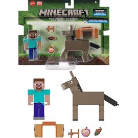 MINECRAFT CORE FIGURE 2-PACK - Steve & Donkey / Toys