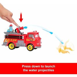 Disney Cars - Radiator Springs Race & Rescue Fire Fighting Red & Guido Playset (JFL54) / Toys