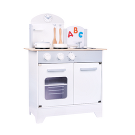 Small Wood - Play Kitchen - Grey (L40193) / Toys