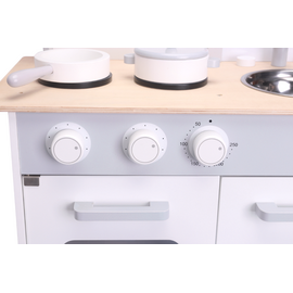 Small Wood - Play Kitchen - Grey (L40193) / Toys