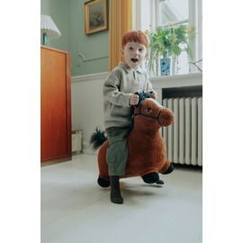 KREA Hop And Bounce Plush Horse, Brown (36-2032) / Toys