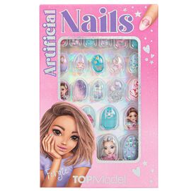 TOPModel - Artificial Nails Glitter BEAUTY and ME - Turquoise and Pink / Toys