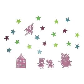 Paladone - Peppa Pig Glow in the Dark Wall Decal Stars / Fan Shop and Merchandise |  Techbox