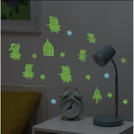 Paladone - Peppa Pig Glow in the Dark Wall Decal Stars / Fan Shop and Merchandise |  Techbox