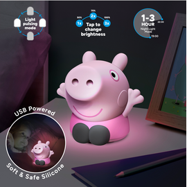 Paladone - Peppa Pig Silicone Light Rechargeable / Fan Shop and Merchandise |  Techbox
