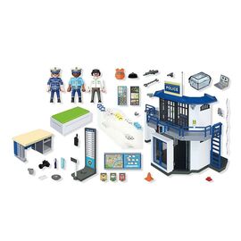 Playmobil - Police Station with Investigation Room (71874) / Toys |  Techbox