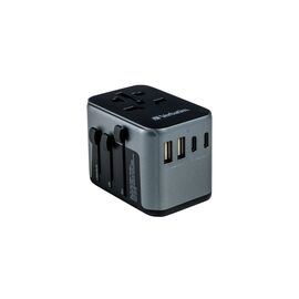 Verbatim - Universal Travel Adapter UTA-03 PD30W/QC / 2xUSB / 2xType-C / Electronics