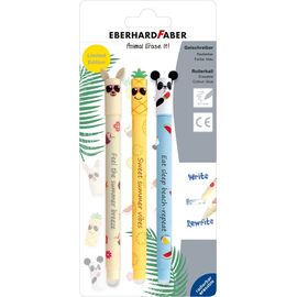 Faber-Castell - EFA Gel roller Erase It Animal - 3 on Summer - BC (582184) / Toys