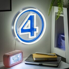 Fantastic 4 Wall Mountable LED Neon Light / Fan Shop and Merchandise |  Techbox