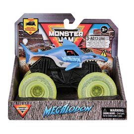 Monster Jam 1:43 Light Up Wheels Truck - Megalodon / Toys