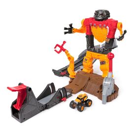Monster Jam - 1:64 Smash & Bash Smashbot Playset (6072594) / Toys