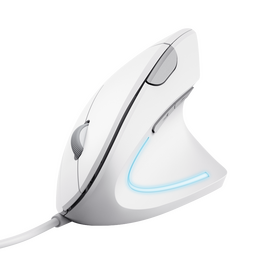 TRUST VERTO ERGO MOUSE - WHITE / Computers