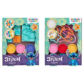 Disney Stitch assorted pack of 6 mini pots of modelling clay + moulds