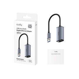 CUDY UE10A USB-A to Ethernet Adapter | Techbox