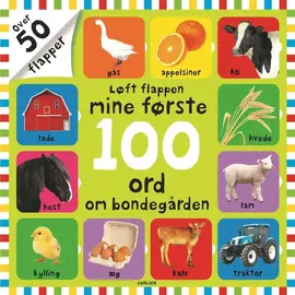 Løft flappen mine første 100 ord om bondegården / Toys