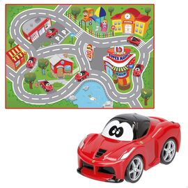 Circuit + Ferrari car