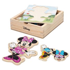 Disney Minnie wooden puzzle 19pcs |  Techbox