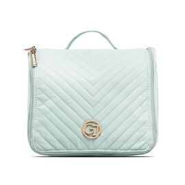 Gillian Jones - Organizer Toiletry Bag - Ocean - Quilted Nylon / Luggage and Travel Gear
