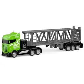 Crazon - Truck R/C w. hanger & signs 1:16 2.4GHz, green (534662) / Toys